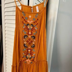Burnt orange halter top